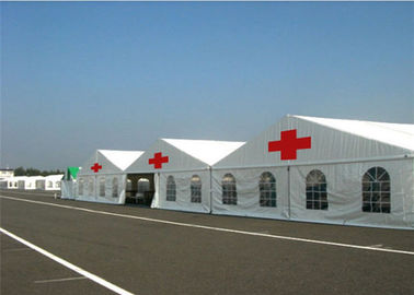 Baldacchino resistente bianco della struttura d'acciaio della tenda di emergenza dell'ospedale di Resisitant dell'acqua