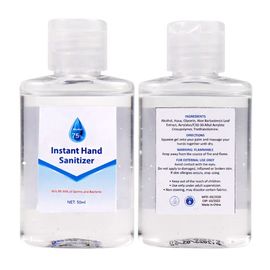 Prodotto disinfettante antimicrobico della mano di ritenzione di acqua, gel senz'acqua della mano della tasca