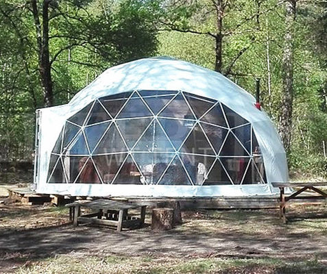 il PVC del diametro di 15m ha ricoperto tenda della cupola della sfera della tenda della cupola geodetica la chiara