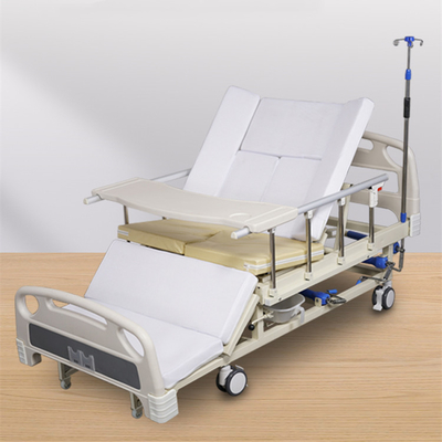 Letto di ospedale regolabile di giro dell'ascensore di paralisi del letto manuale domestico dell'ospedale