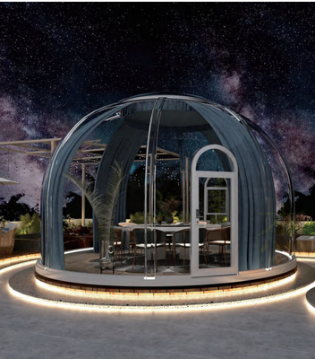 colore completamente trasparente geodetico della tenda di Glamping della cupola della bolla del PC di 5m